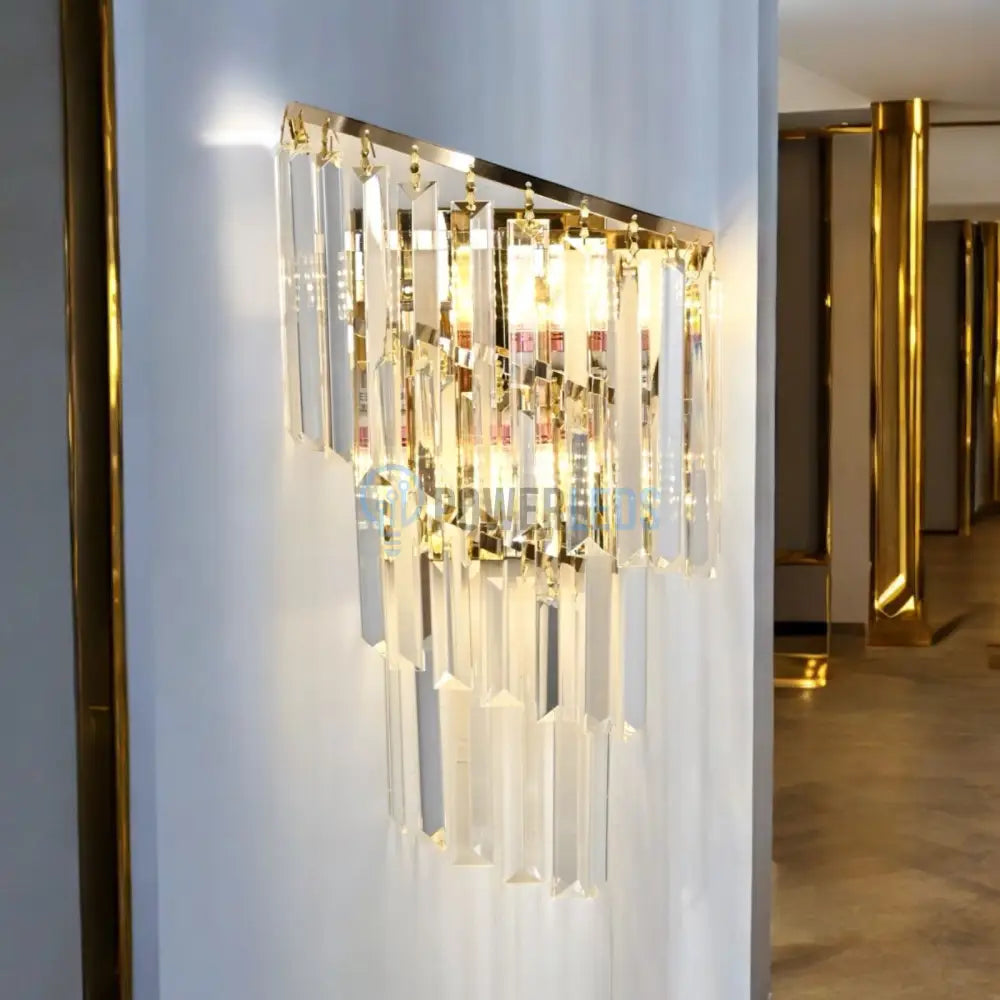 Aplica Perete Cristal Milano Gold Wall Light Fixtures