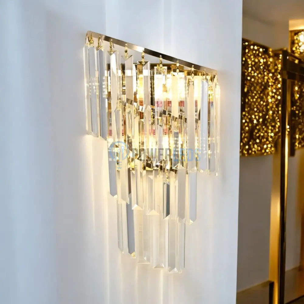 Aplica Perete Cristal Milano Gold Wall Light Fixtures