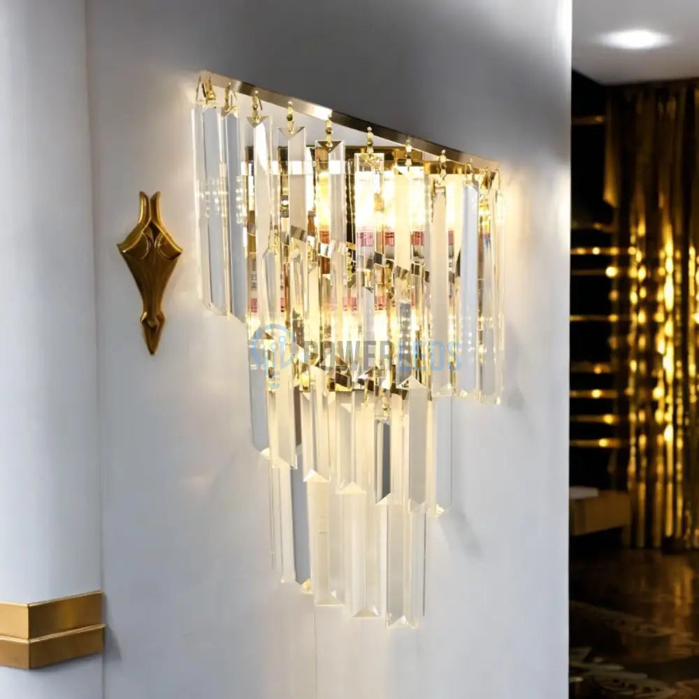 Aplica Perete Cristal Milano Gold Wall Light Fixtures