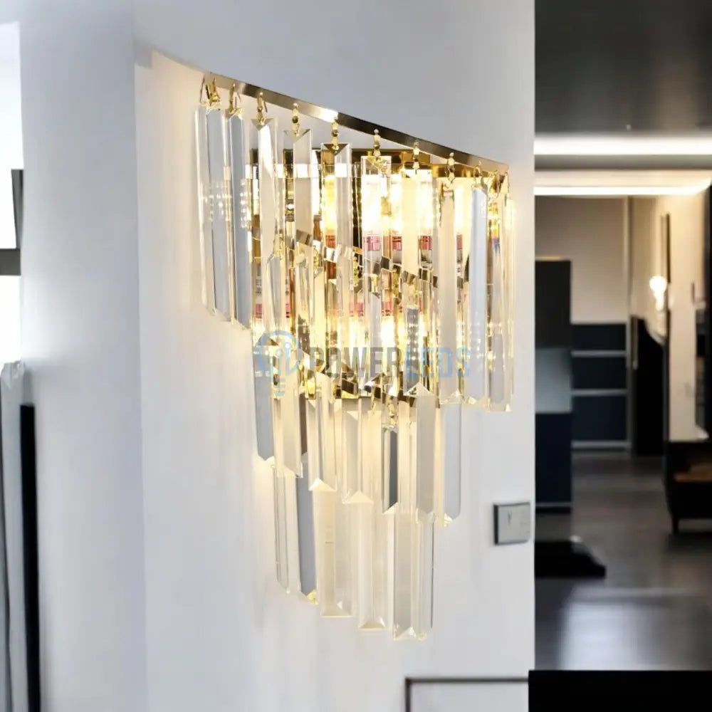 Aplica Perete Cristal Milano Gold Wall Light Fixtures