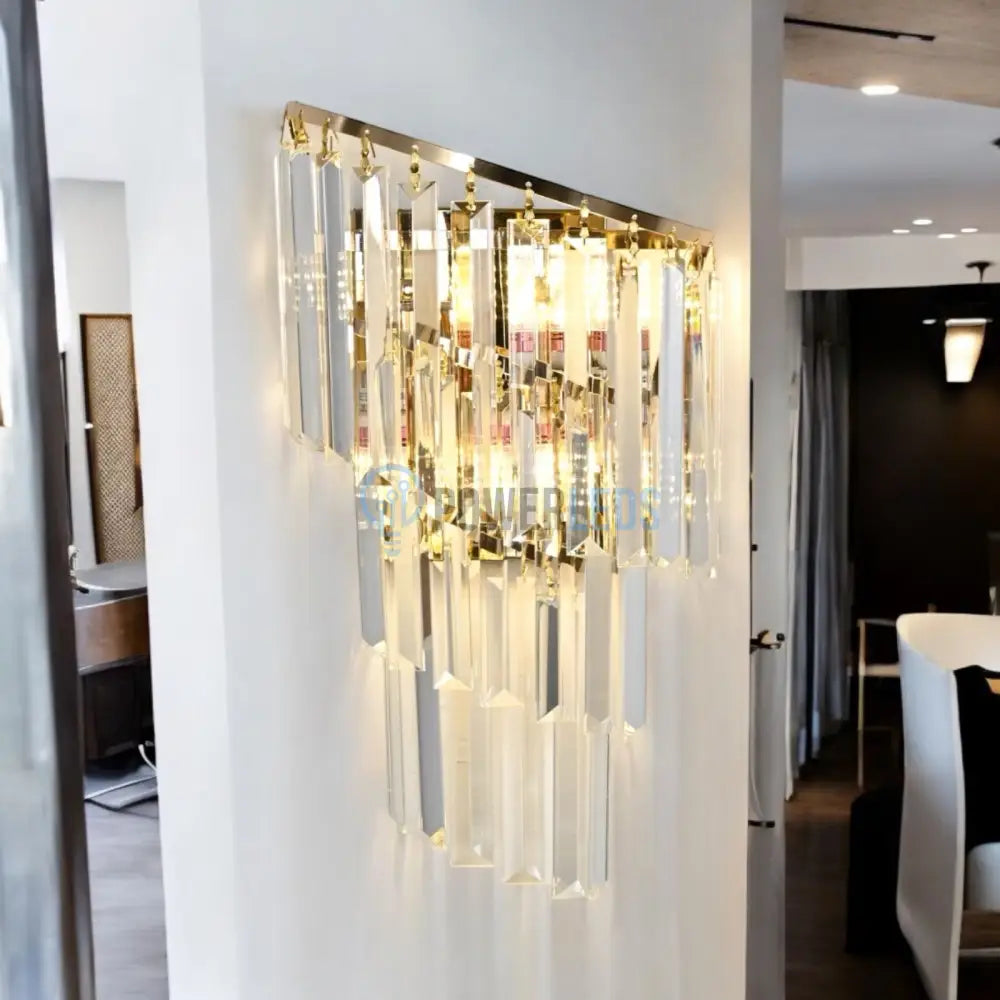 Aplica Perete Cristal Milano Gold Wall Light Fixtures