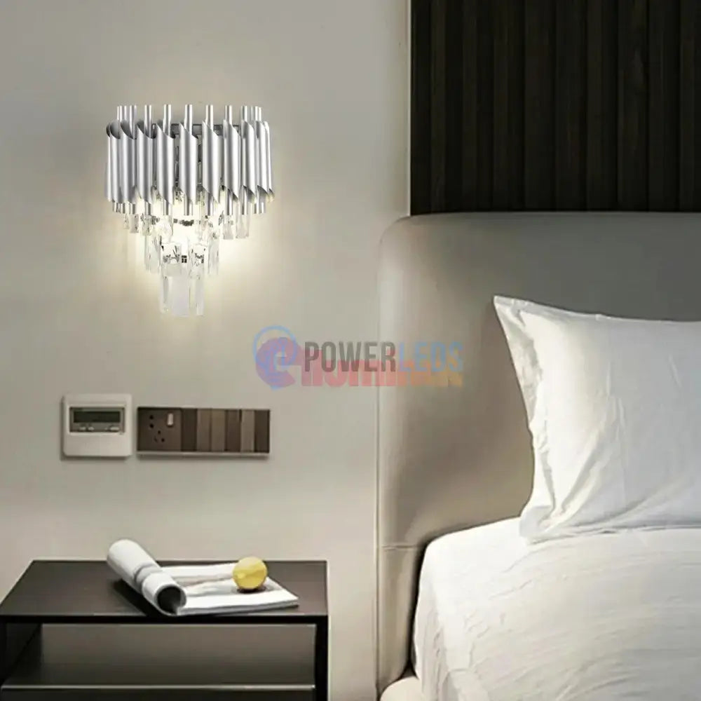 Aplica Perete Cristal Silver Panther powerleds.ro