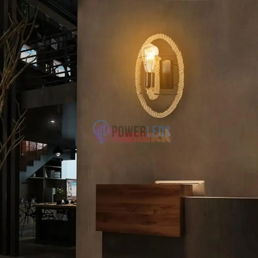 Aplica Perete Deyra Rope 1xE27 powerleds.ro