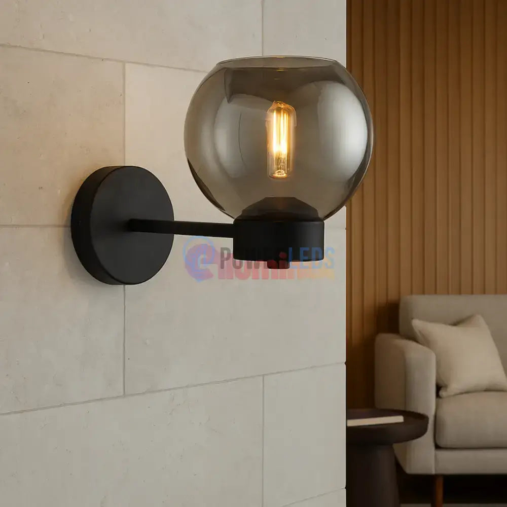 Aplica Perete 1xE27 Smokey powerleds.ro