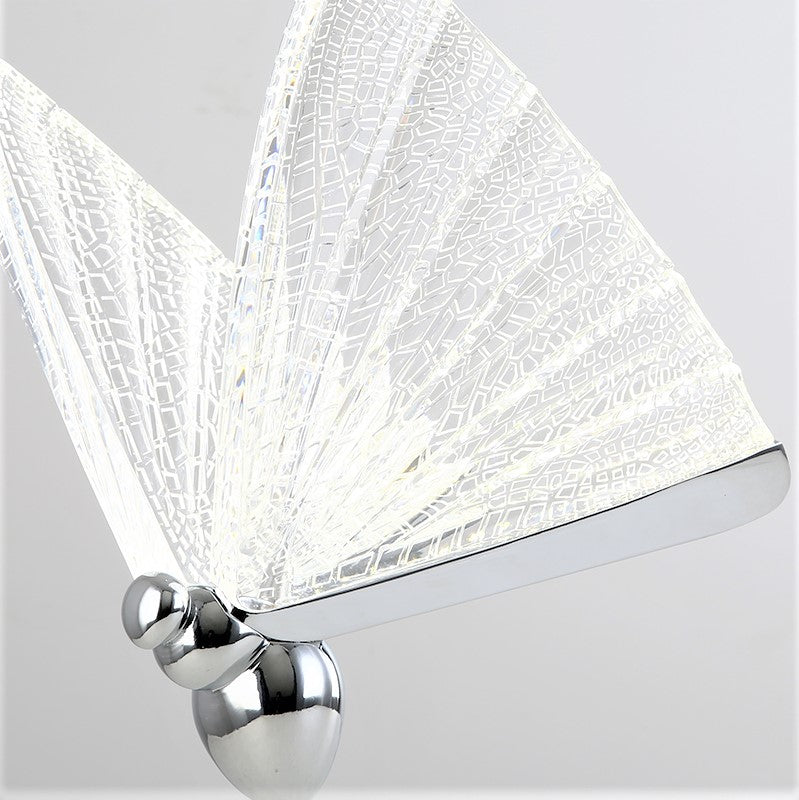 Aplica LED 12W Butterfly SILVER