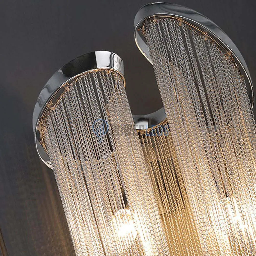 Aplica Perete Silver Chains Deluxe 2xE14 CIRCLE DESIGN / CHROME / APLICA PERETE Lighting