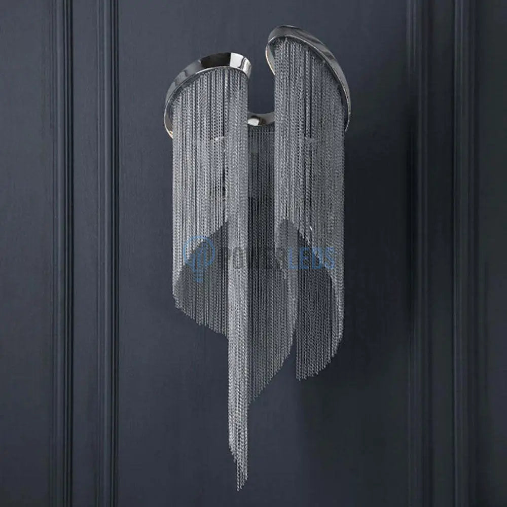 Aplica Perete Silver Chains Deluxe 2xE14 CIRCLE DESIGN / CHROME / APLICA PERETE Lighting