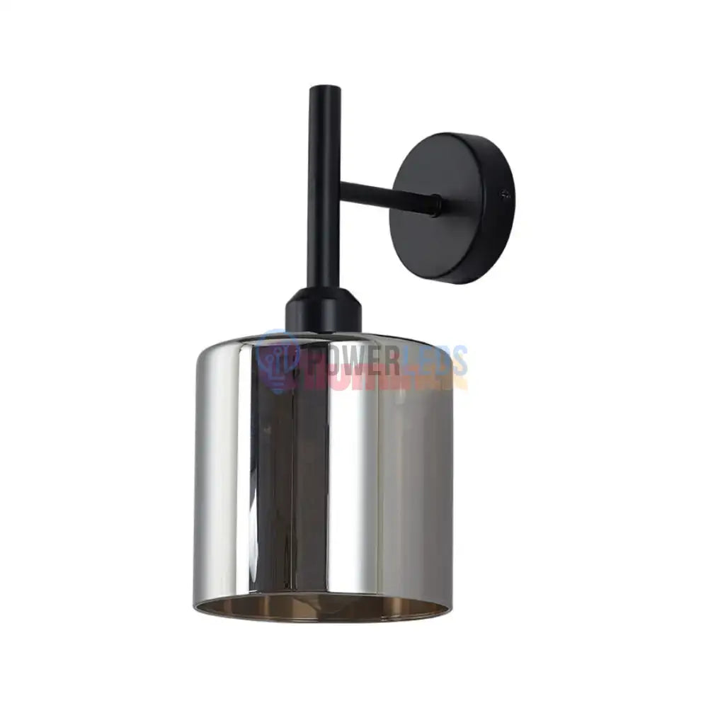 Aplica Perete Smokey V2 Neagra Abajur fumuriu powerleds.ro