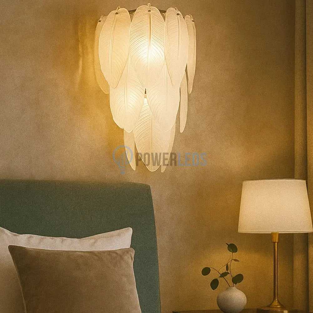 Aplica Perete Sticla Feathers Deluxe powerleds.ro