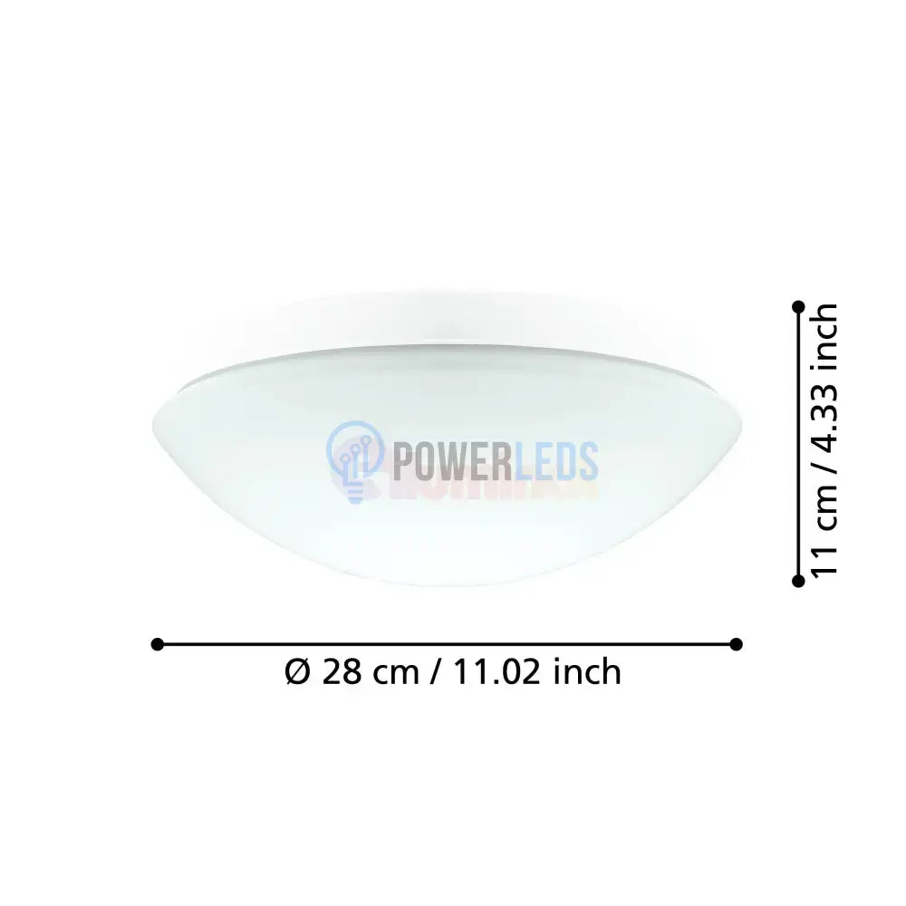 Aplica/Plafonieră BARI-M IP44 White 27.5CM Round EGLO led ceiling light