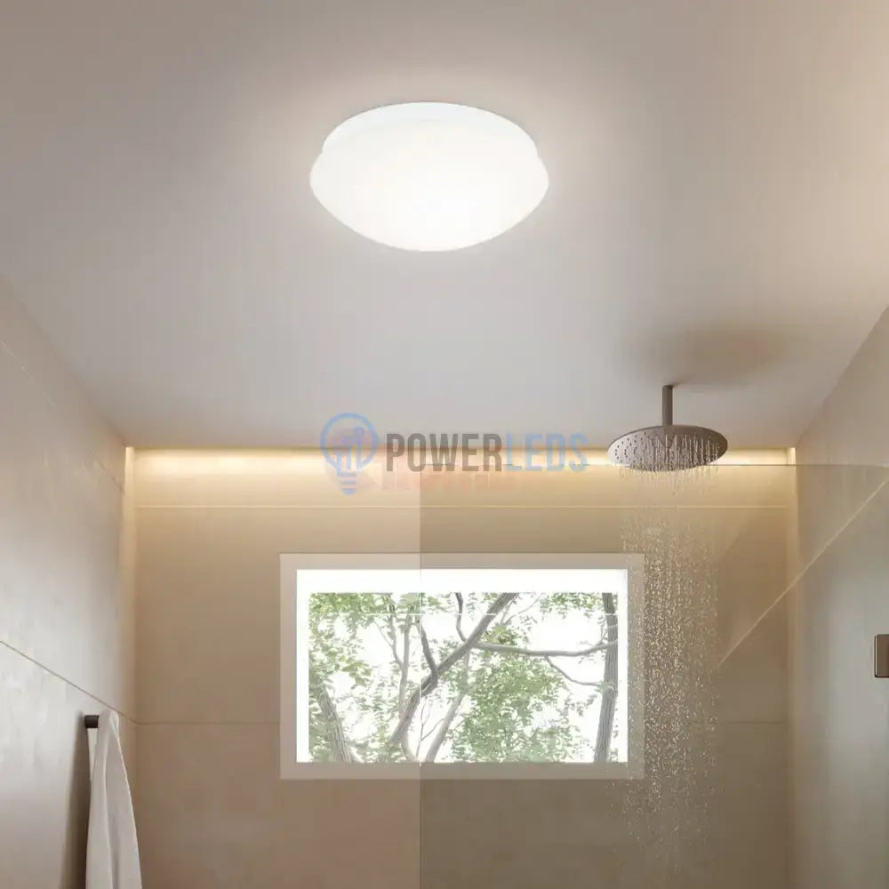 Aplica/Plafonieră BARI-M IP44 White 27.5CM Round EGLO led ceiling light