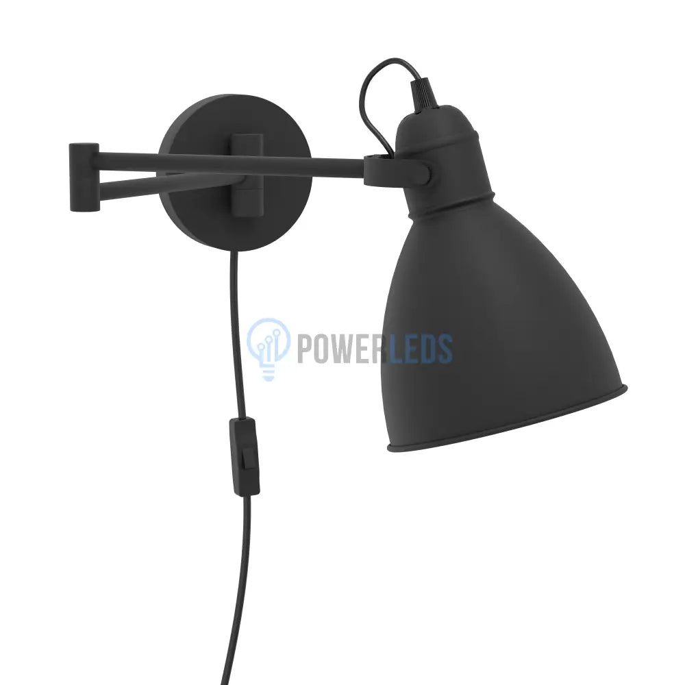 Aplica SAN PERI Black 21CM EGLO NEAGRA / APLICA PERETE / VINTAGE SI RETRO DESIGN Wall Light Fixtures