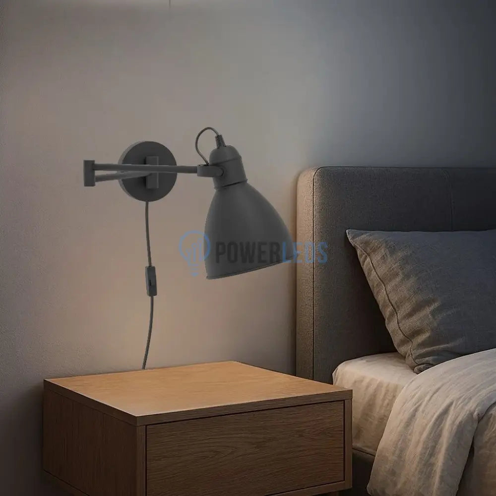 Aplica SAN PERI Black 21CM EGLO NEAGRA / APLICA PERETE / VINTAGE SI RETRO DESIGN Wall Light Fixtures