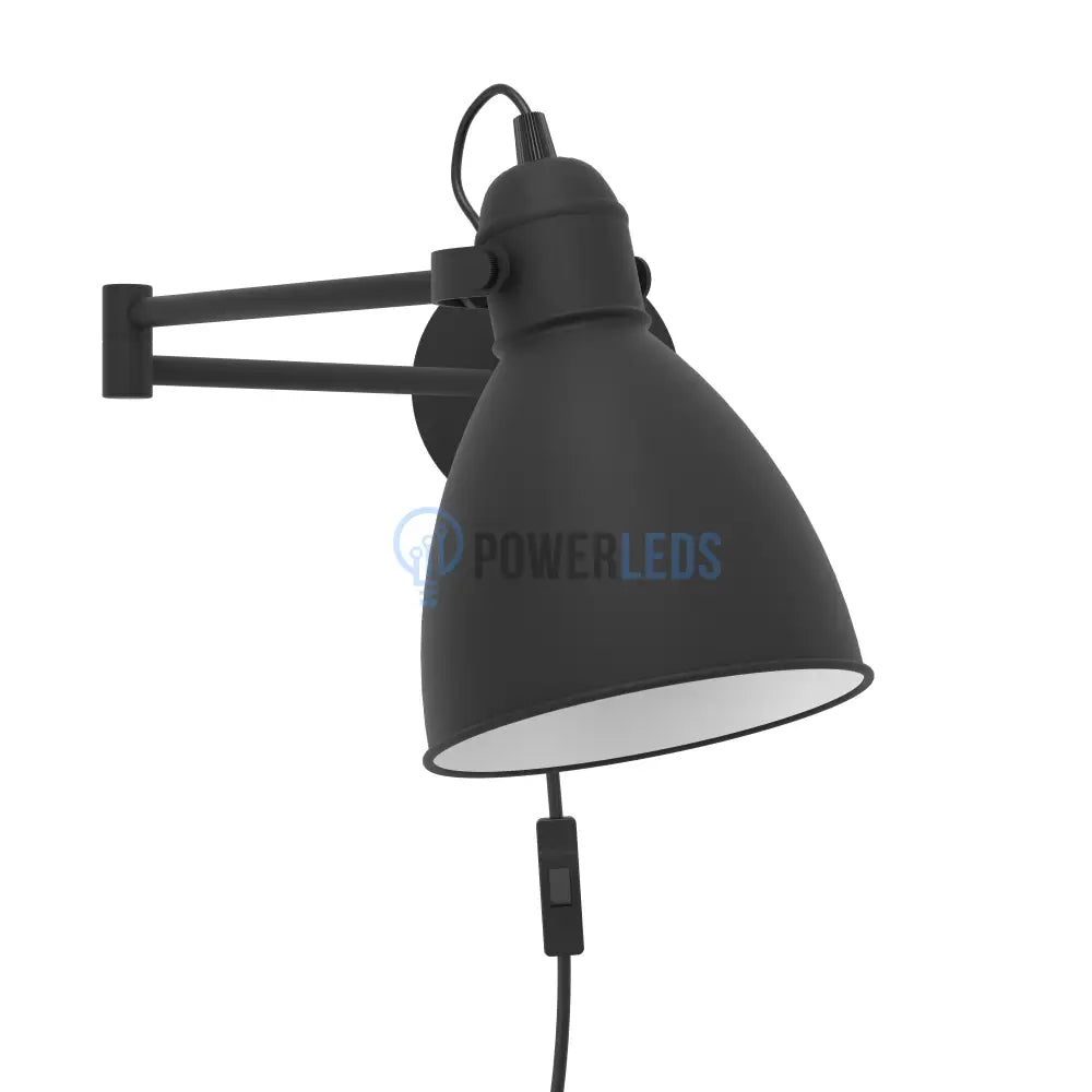Aplica SAN PERI Black 21CM EGLO NEAGRA / APLICA PERETE / VINTAGE SI RETRO DESIGN Wall Light Fixtures