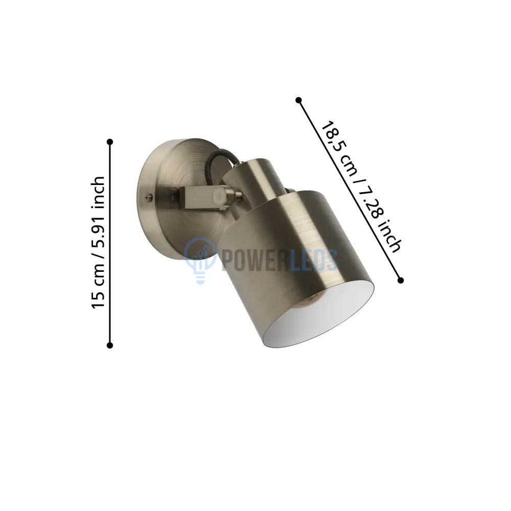 Aplica SOUTHERY Gold 21CM EGLO APLICA PERETE / VINTAGE SI RETRO DESIGN Wall Light Fixtures