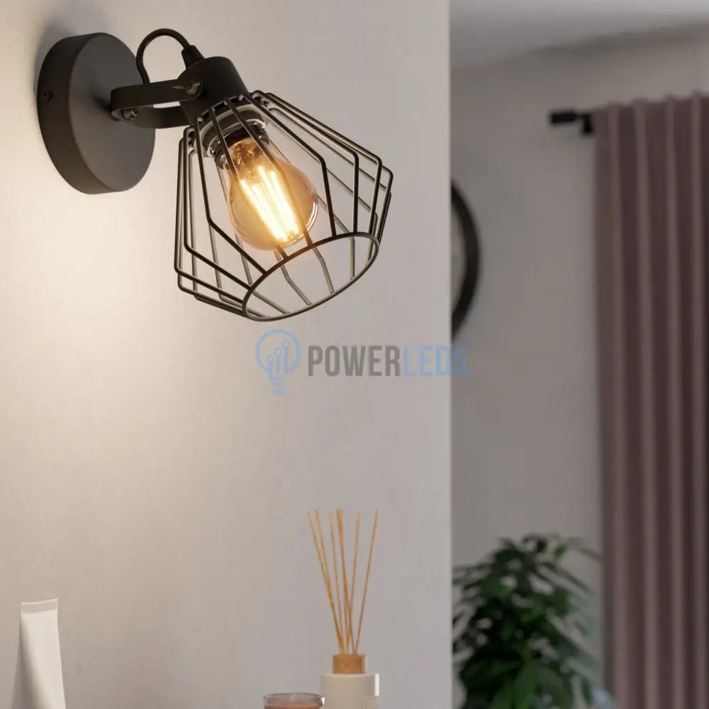 Aplica TABILLANO Black 11CM EGLO Wall Light Fixtures