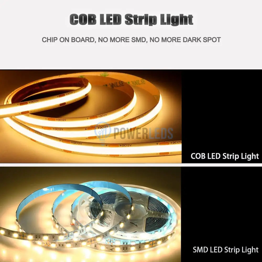 Banda LED 24V COB 10 metri powerleds.ro