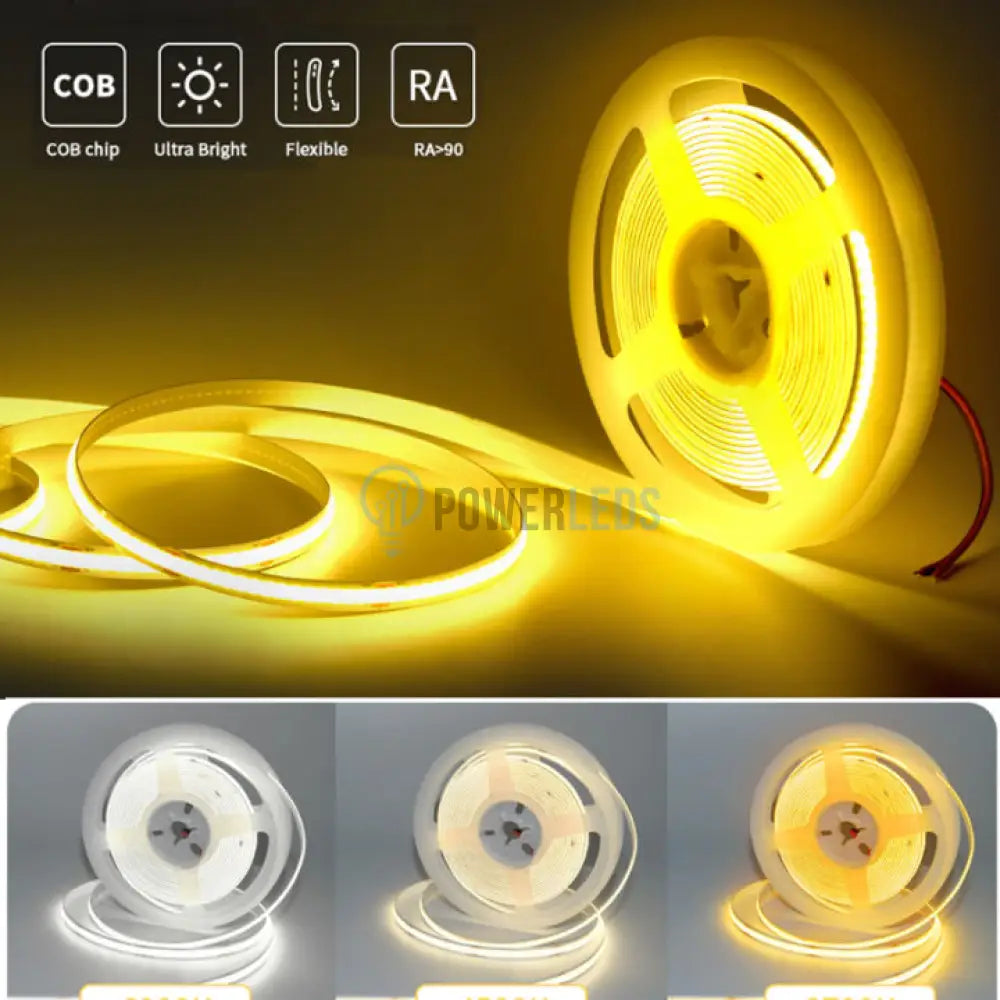Banda LED 24V COB 10 metri powerleds.ro