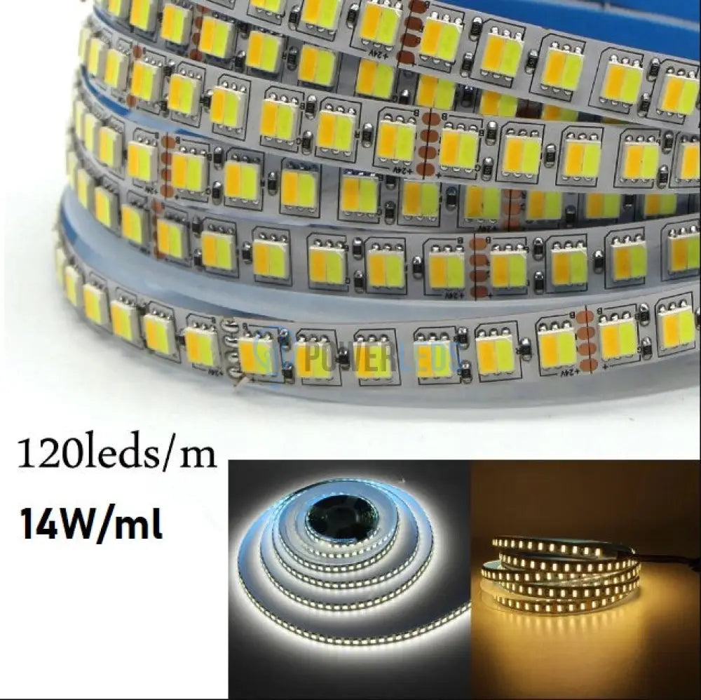 Banda Led 5025 Cct 120 Smd-Ml Interior 3 Functii - Rola 5 Metri Strips