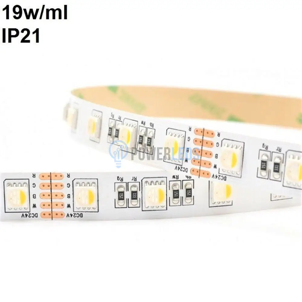 Banda Led 5050 60 Smd-Ml Interior Rgbw Cu Lumina Calda - Rola 5 Metri Strips