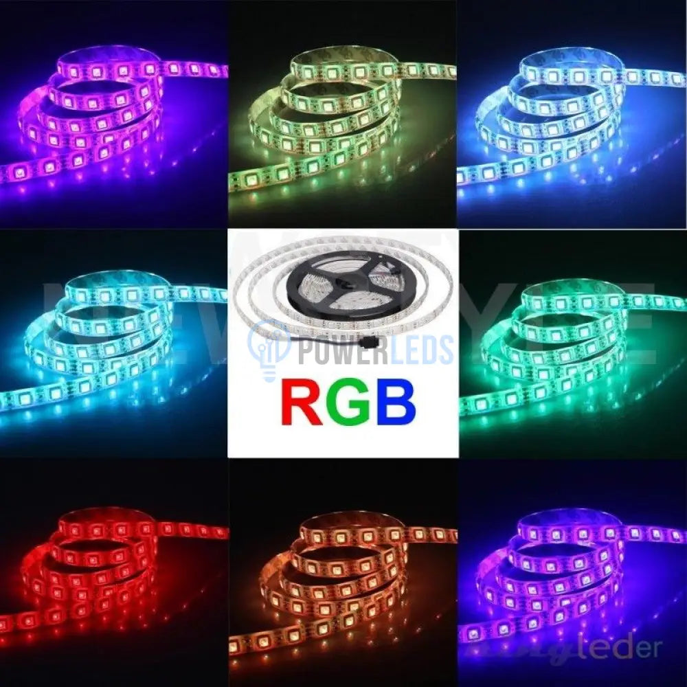 Banda Led 5050 Rgb 120 Smd-Ml Interior - Rola 5 Metri Strips