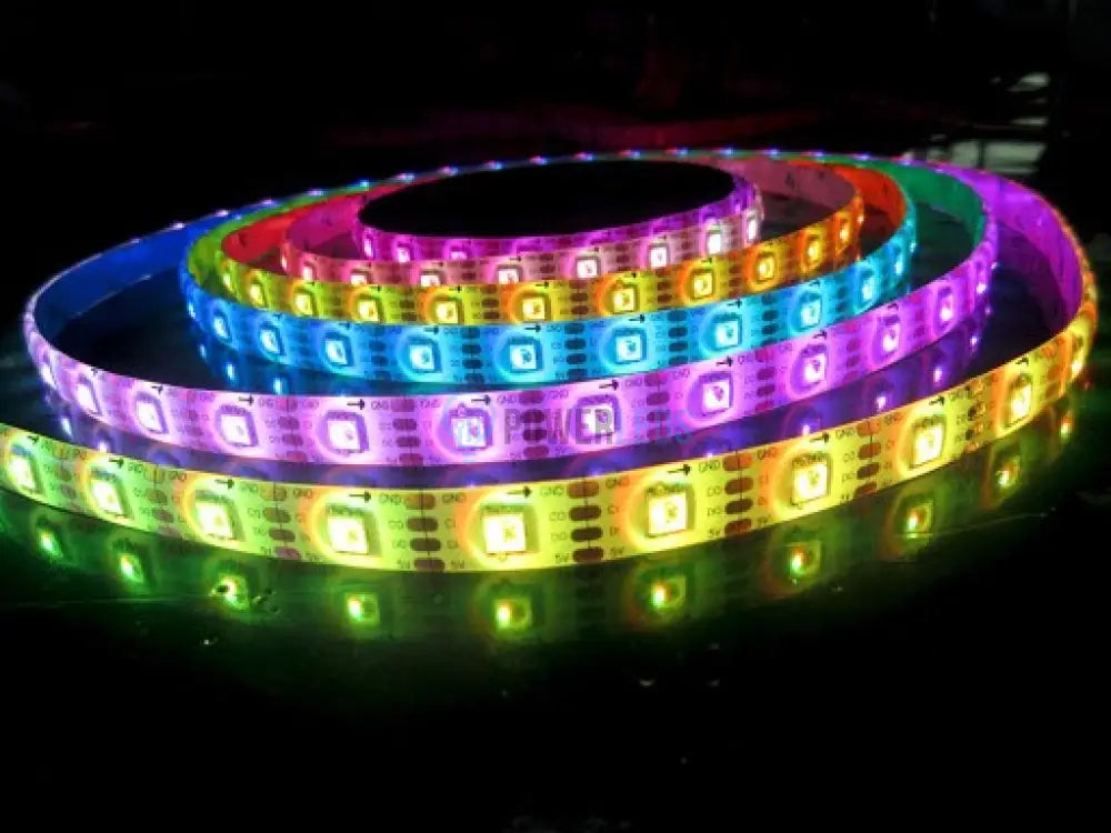 Banda Led 5050 Rgb 60 Smd-Ml Exterior - Rola 5 Metri Strips