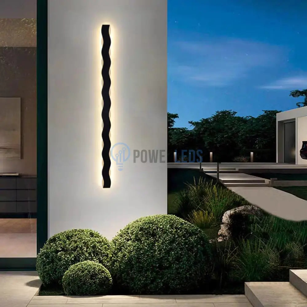 Bara Luminoasa Led Exterior Nordic Style Spiral Ip65 220V Wall Light Fixtures