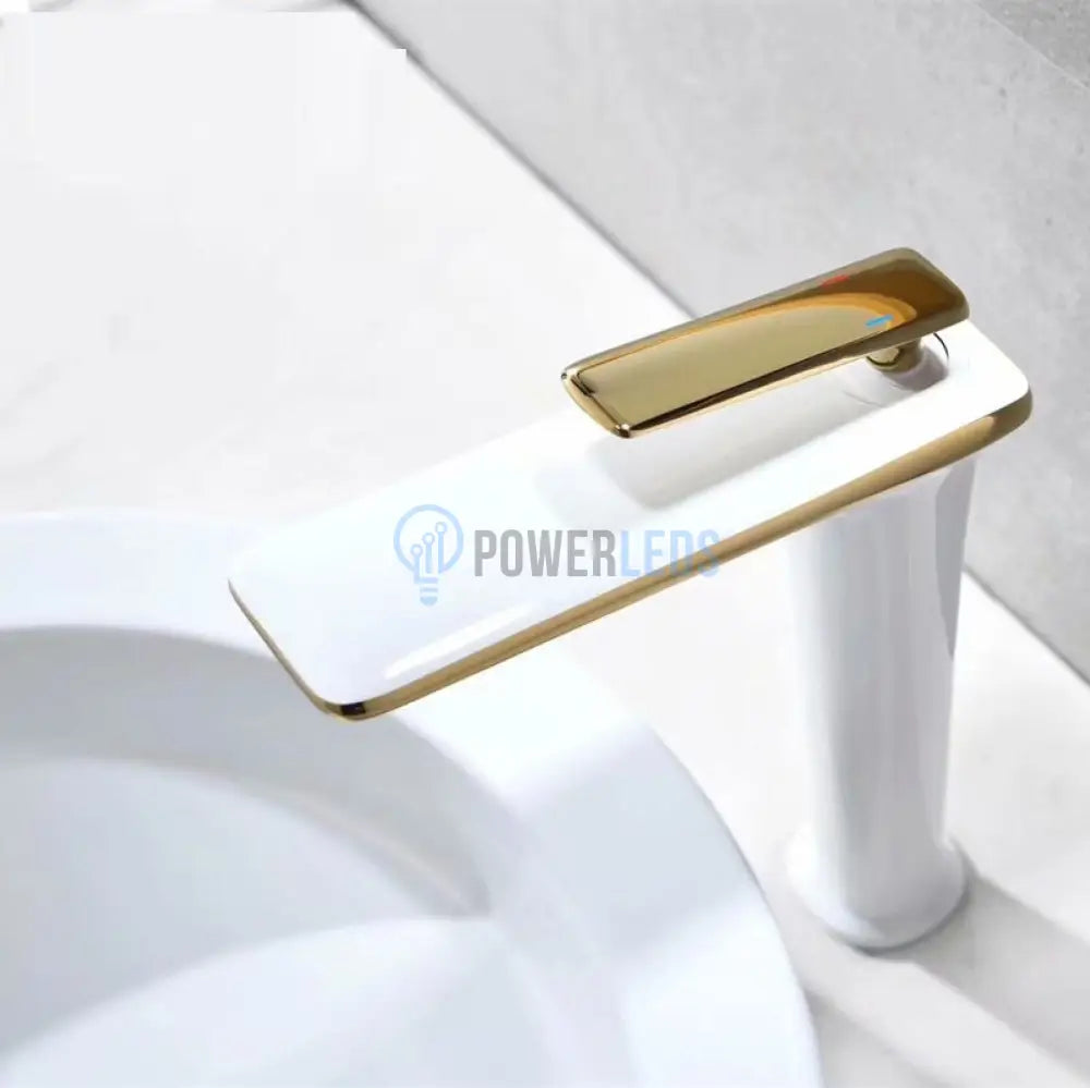 Baterie Lavoar Inalta Luxury Line Golden White 004 Sink Battery