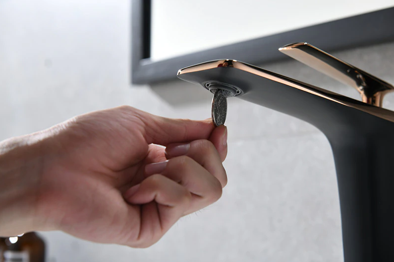 Baterie Lavoar Inalta Luxury Line Rose Black 002