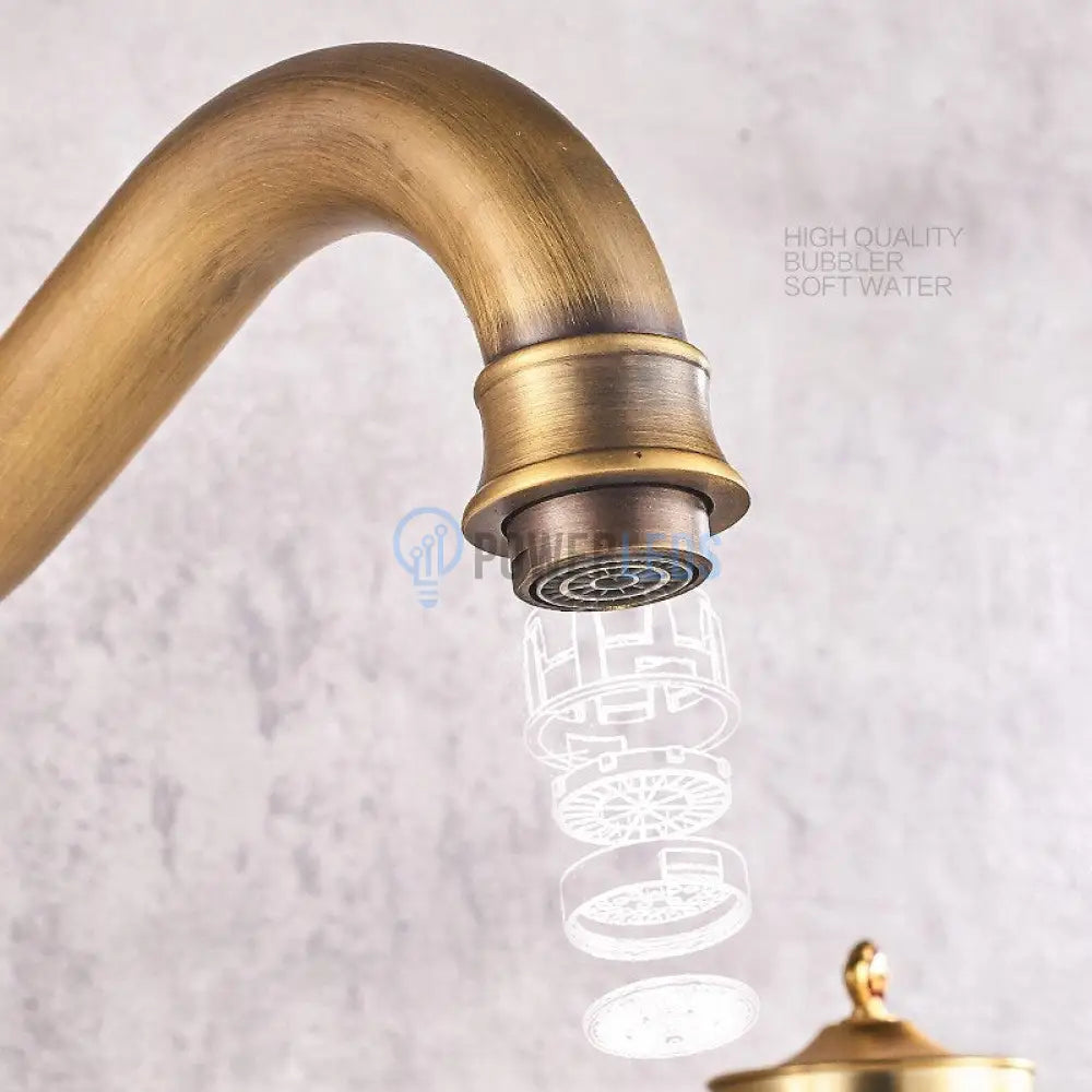 Baterie Lavoar Medie Bronz Antichizat 1724D Sink Faucet