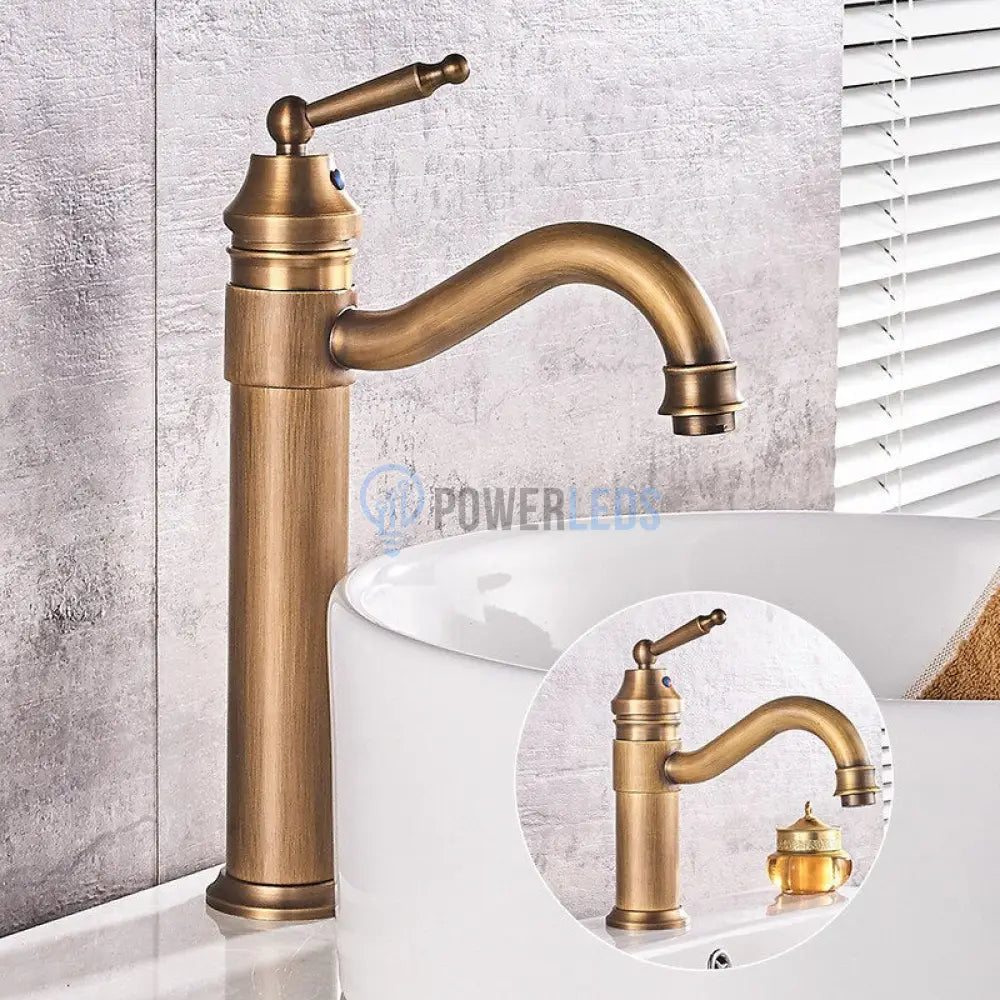 Baterie Lavoar Medie Bronz Antichizat 1724D Sink Faucet