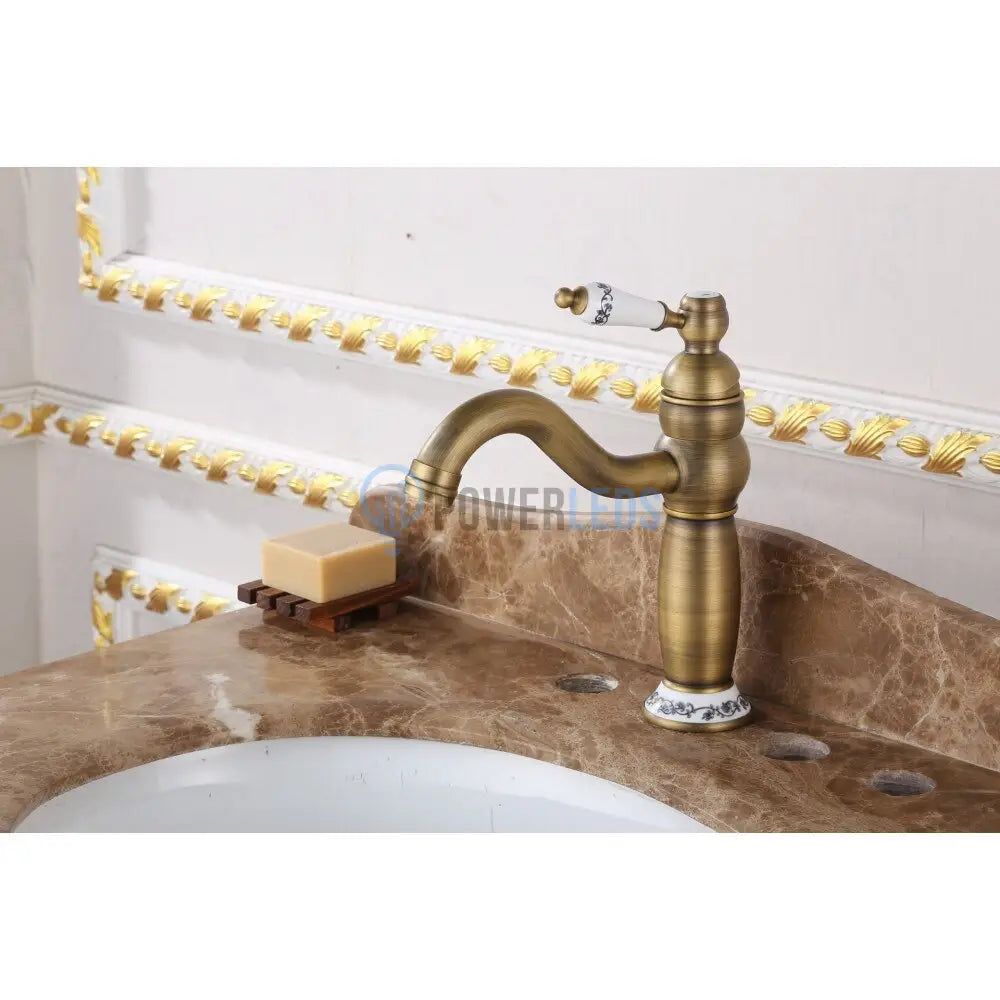 Baterie Lavoar Medie Bronz Antichizat 1761D Sink Faucet