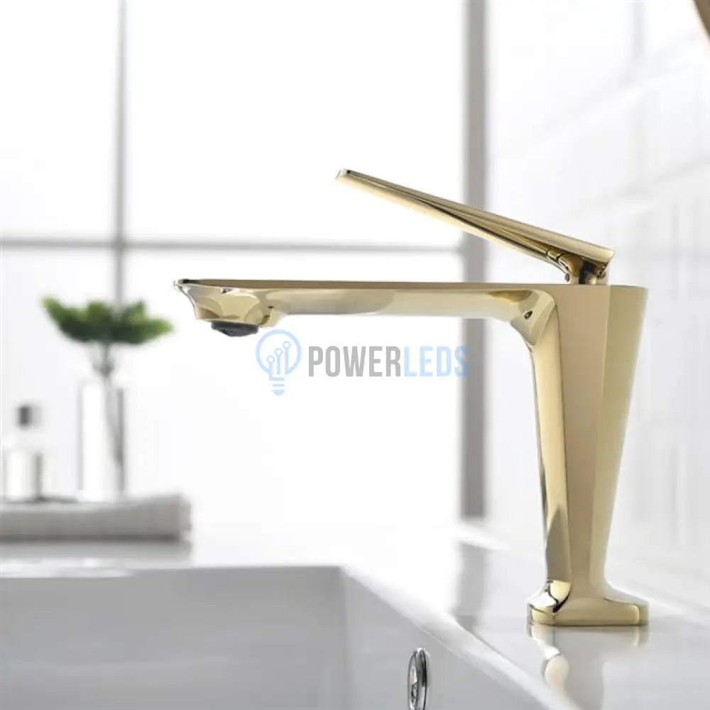 Baterie Lavoar Medie Luxury Line Golden Beauty 001 Sink Faucet