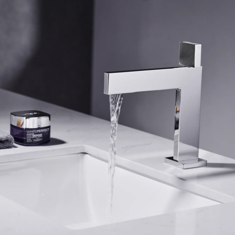 Baterie De Lavoar Slim Modern Argintiu