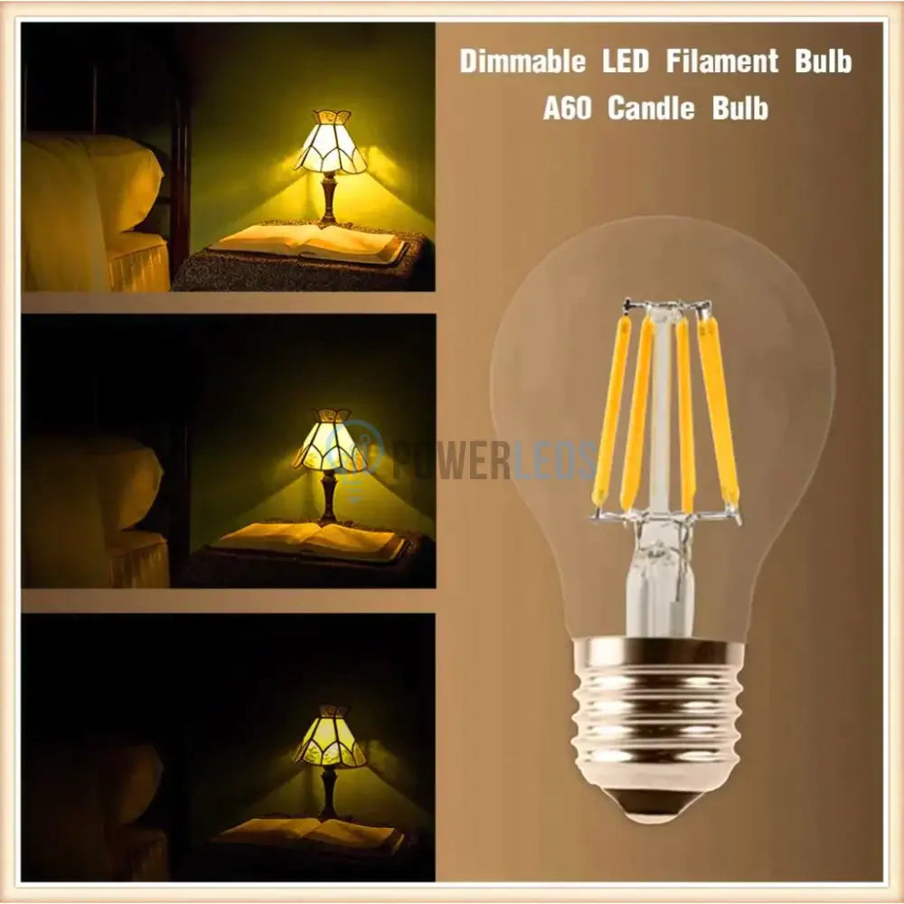 Bec Led E27 10W Filament A60 Bulb