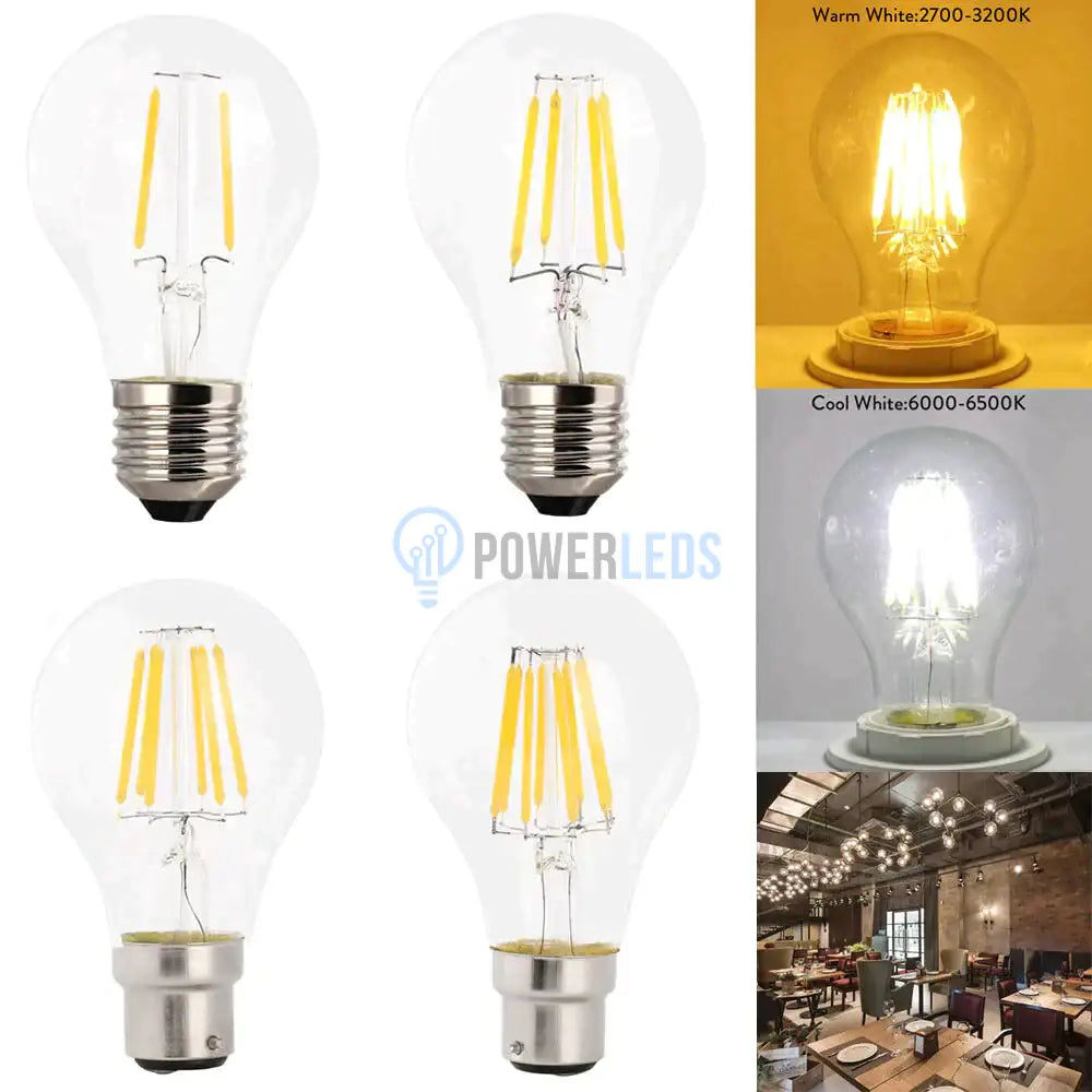 Bec Led E27 10W Filament A60 Bulb