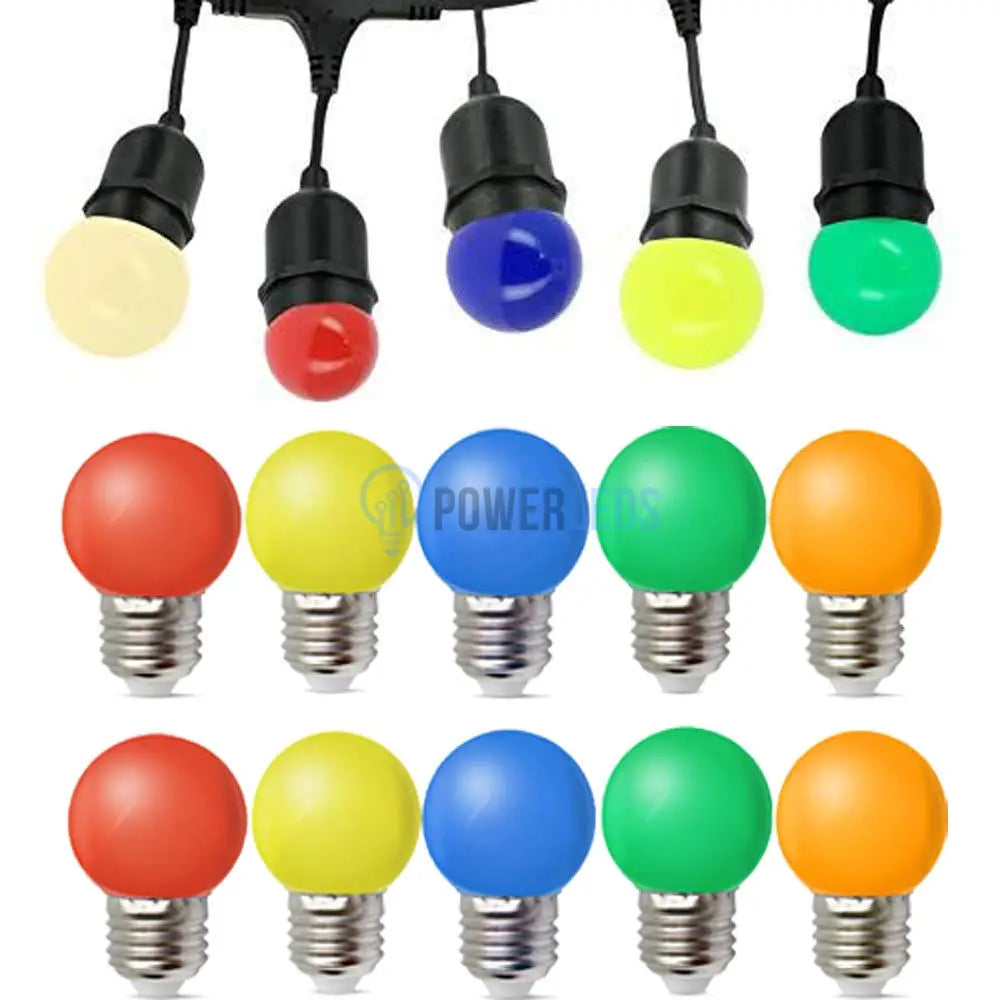 Bec Led E27 1W G45 Color Bulb