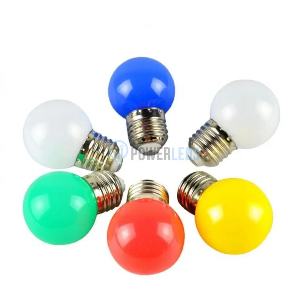 Bec Led E27 1W G45 Color Bulb