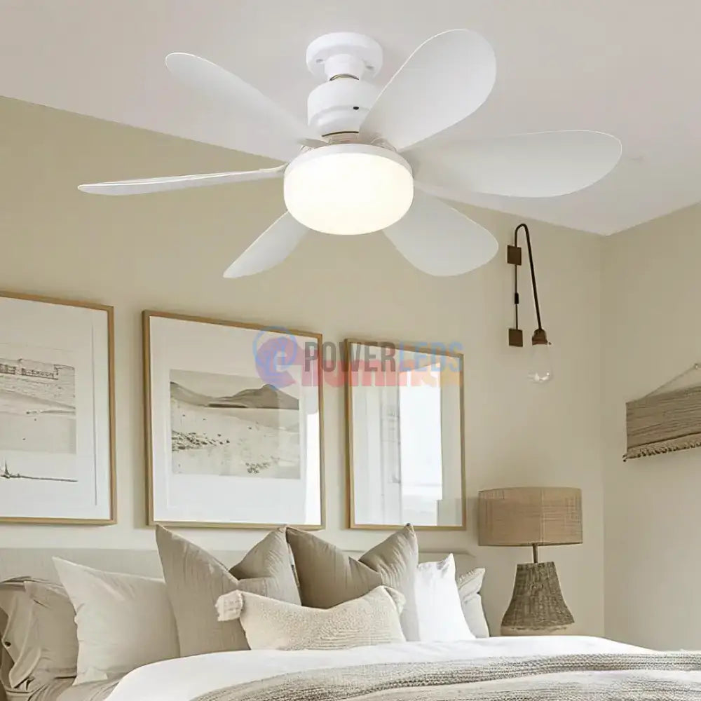 Bec LED E27 30W cu Ventilator, 3 Lumini si telecomanda powerleds.ro