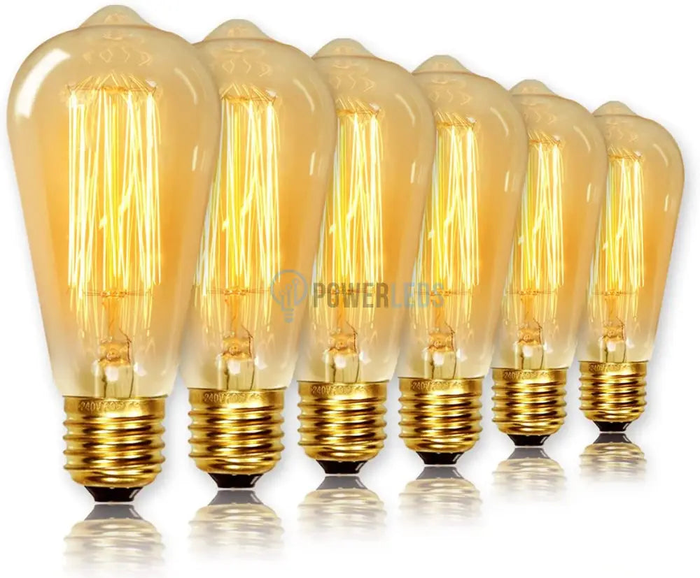 Bec Vintage Decorativ E27 St64 60W Light Bulb