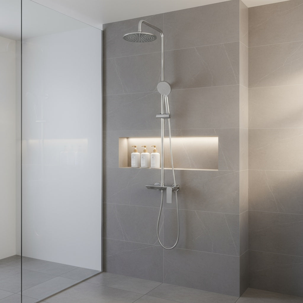 Coloana de Dus Crom Lucios 5032-3 3 Functii