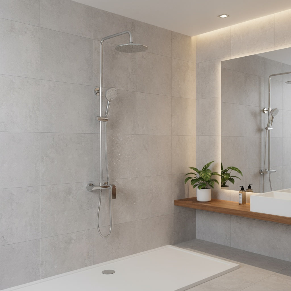 Coloana de Dus Crom Lucios 5032-3 3 Functii