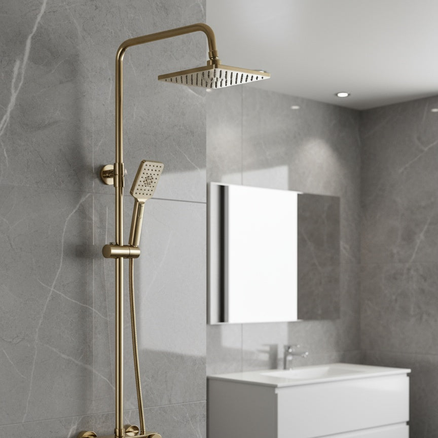 Coloana de Dus Auriu Mat 5032-2 3 Functii