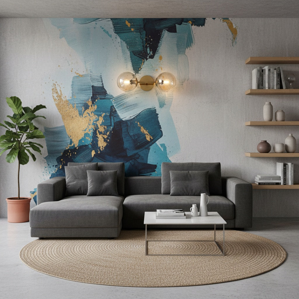 Aplica BOLLA Gold Abajur Transparent