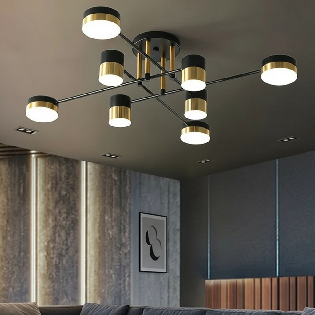 Lustra LED Nordic Style Darko Grande Echivalent 600W Telecomanda