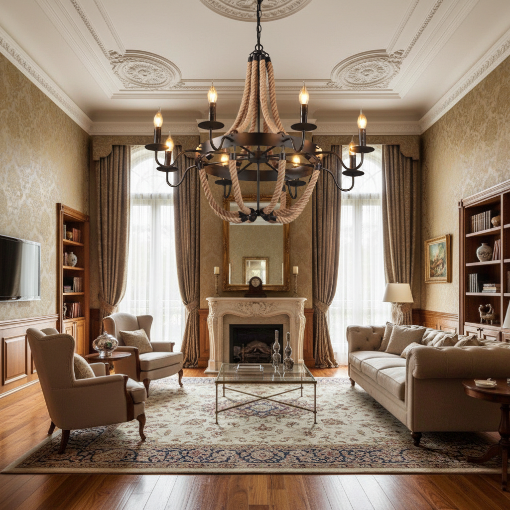 Candelabru Circular Rustic Octopus E14