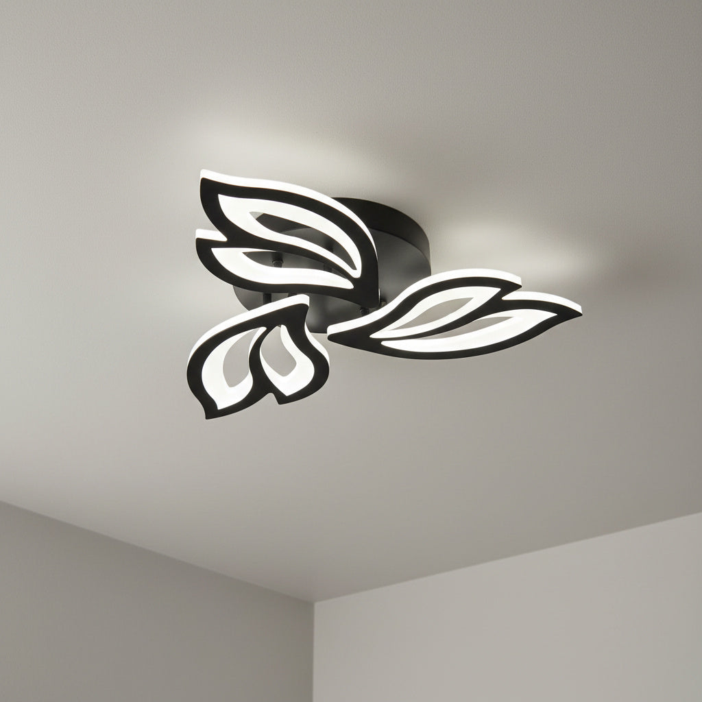 Lustra LED Mini Anemone Black Echivalent 300W