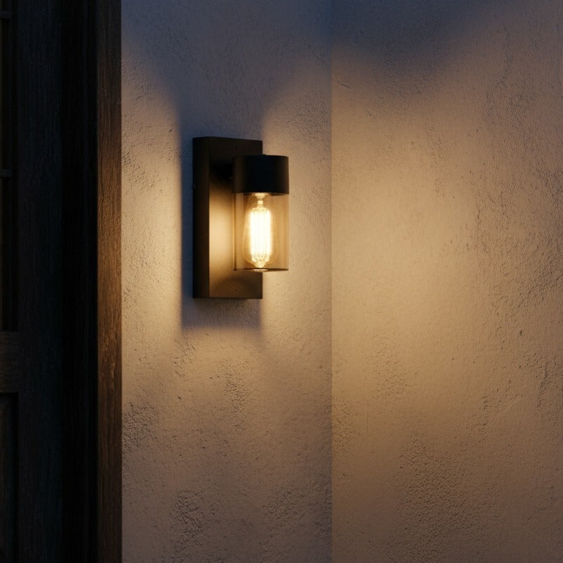 Aplică Exterior ZAHO Black 1xE27 IP65