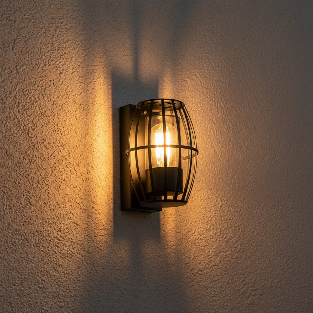 Aplică Exterior CARO Black 1xE27 IP65