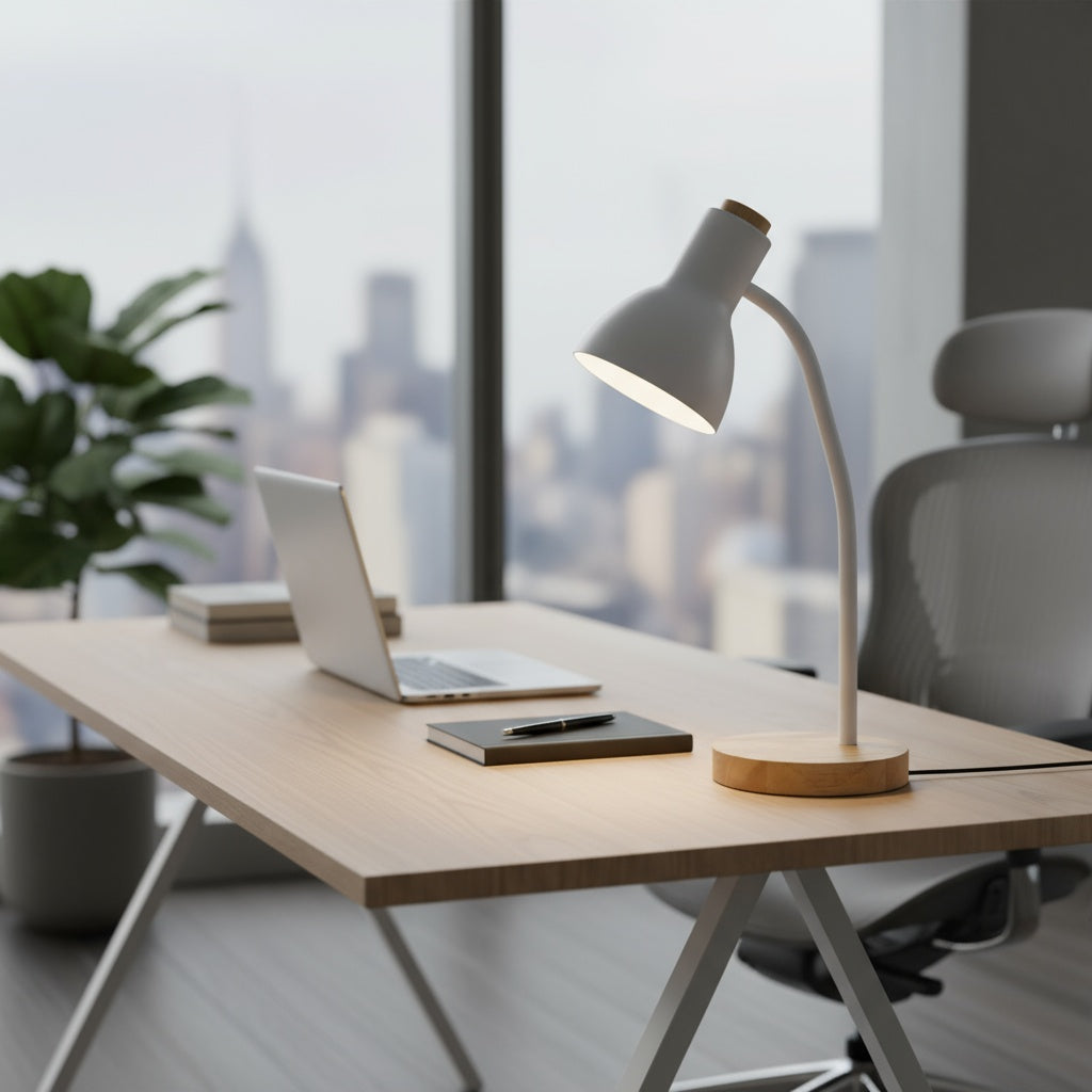 Veioza VERADAL White & Wood 49CM Eglo